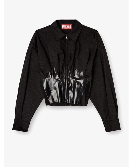 DIESEL Black G-Anbu Virgin Wool Blend Jacket