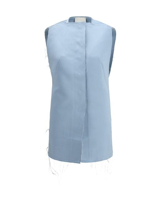 DI STAVNITSER Blue Dress Sleeveless