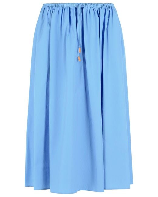 Marni Blue Light Cotton Skirt