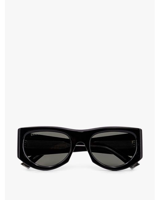 Gucci Black Acetate Sunglasses