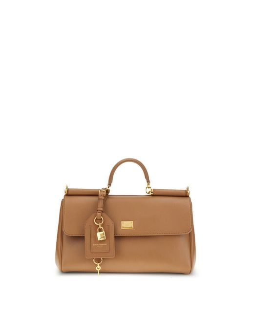 Dolce & Gabbana Brown My Sicily Handbag
