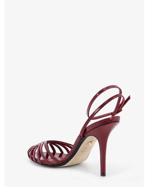 ALEVI Pink Blake 95 Patent Leather Sandals