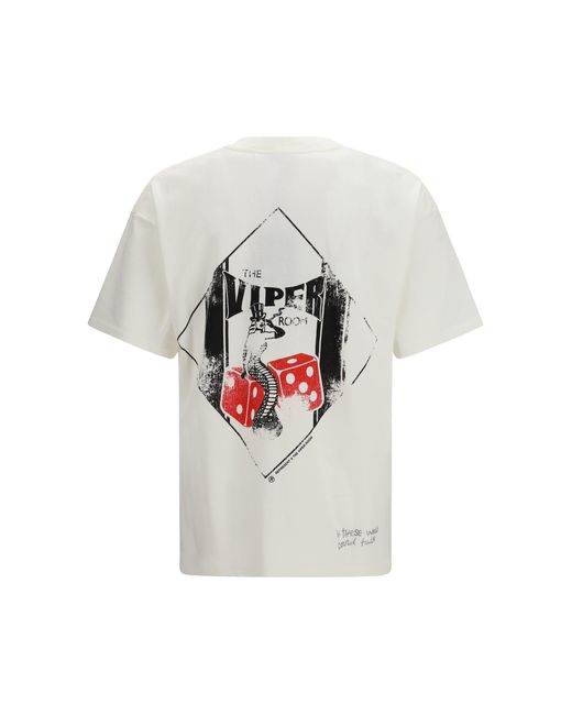 Represent White The Viper Room Dice T-Shirt Flat for men
