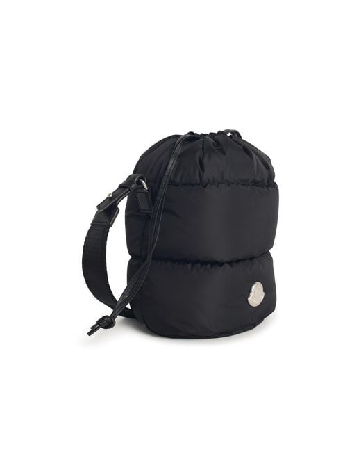 Moncler Black 'Caradoc' Bucket Bag