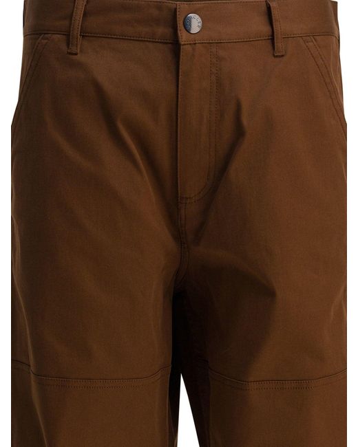 Moncler Brown Wide-Leg Pants for men