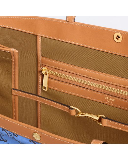 Céline Blue Triomphe Tote Bag