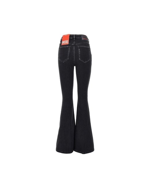 DIESEL Black '1973 D-Partt' Boothcut Jeans
