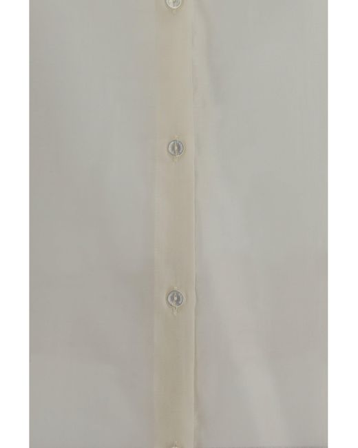 Cruna Gray Buttoned Shirt Yvonne