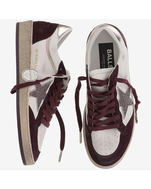 Golden Goose Deluxe Brand Brown "Ball Star" Sneakers