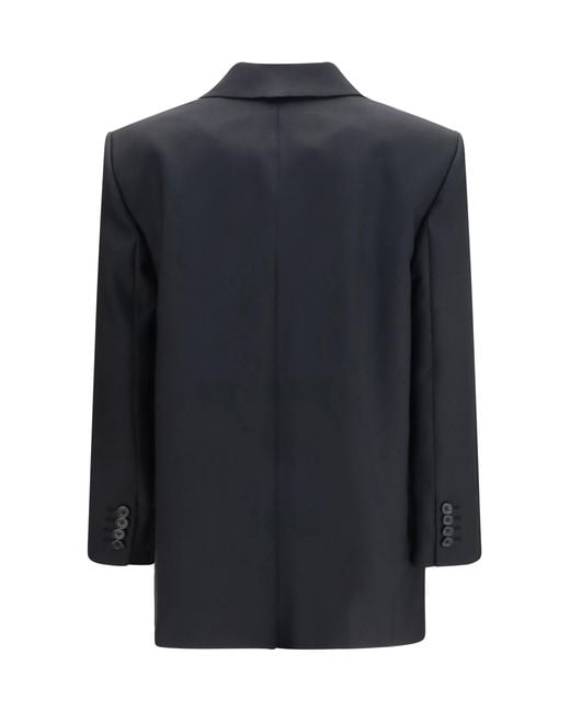 Khaite Black Jacket Palto