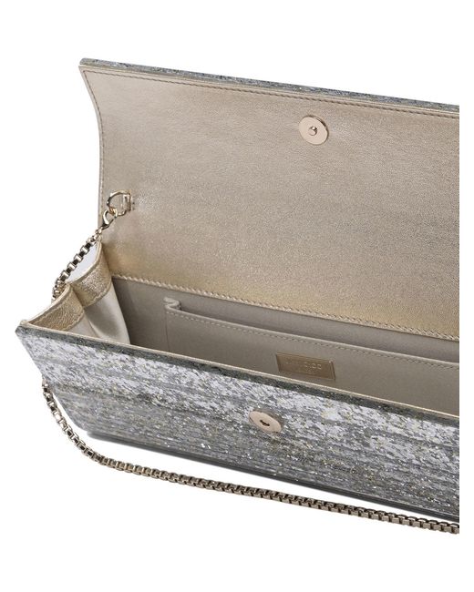 Jimmy Choo Gray "Sweetie" Clutch Bag