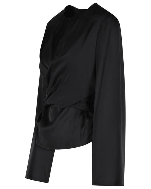 Isabel Marant Black 'Neame' Viscose Blouse