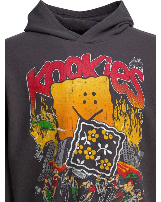 Kapital Gray Buster Peckish Rainbowy Sweatshirt for men