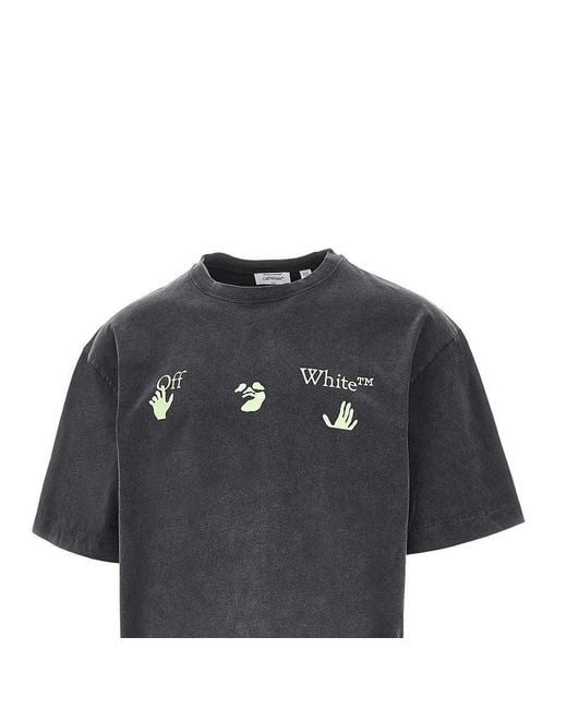 Off-White c/o Virgil Abloh Black 'Bacco Arrow' Cotton T-Shirt for men