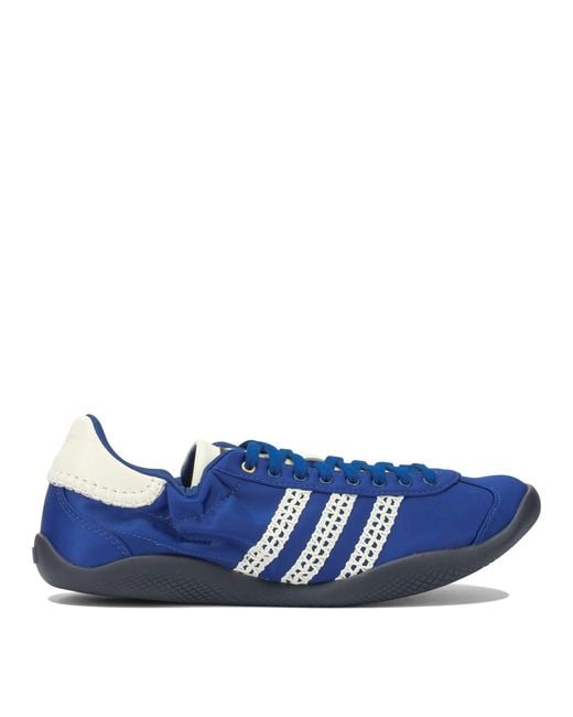 Adidas Originals Blue "Wales Bonner Karintha Lo Satin" Sneakers for men