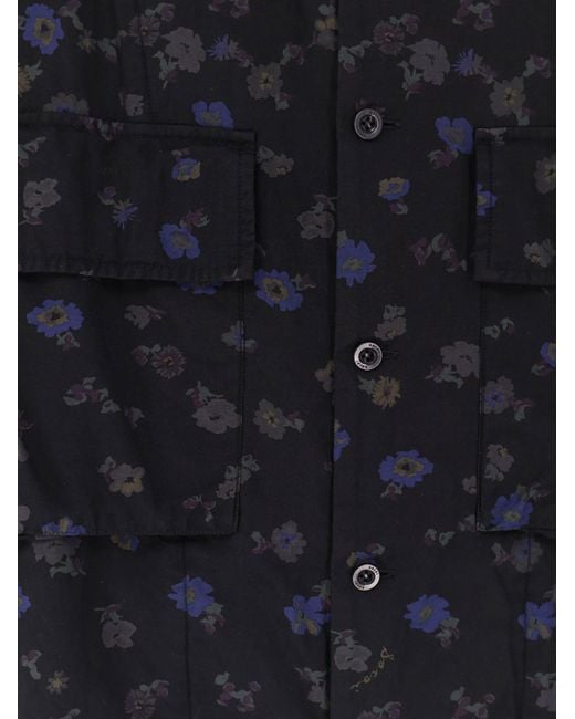 Sacai Blue Shirts Rayon Cotone for men