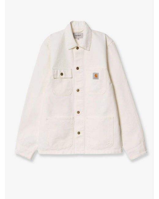 Carhartt Natural Michigan Cotton Denim Jacket for men