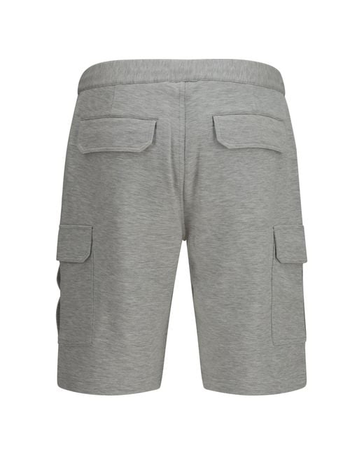 Brunello Cucinelli Gray Cargo Bermuda Shorts for men