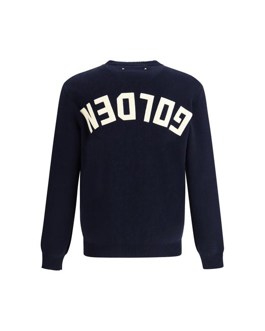 Golden Goose Deluxe Brand Blue Knitwear for men