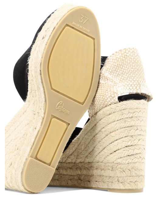 Castaner Black "Chiarita" Espadrilles Sandal