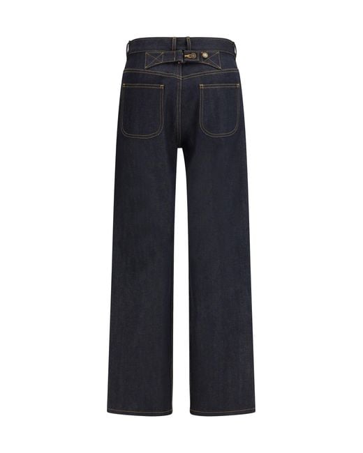 Thom Browne Blue Selvedge 5-Pocket Jeans