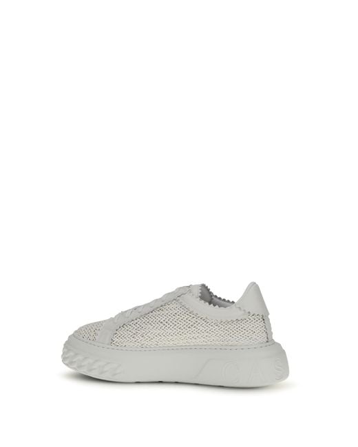 Casadei White Sneakers Hanoi Calf Leather