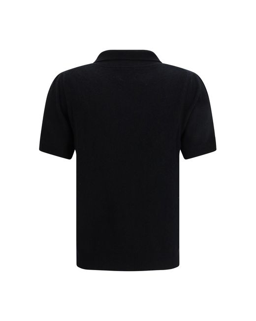 Allude Black Cashmere Polo 90
