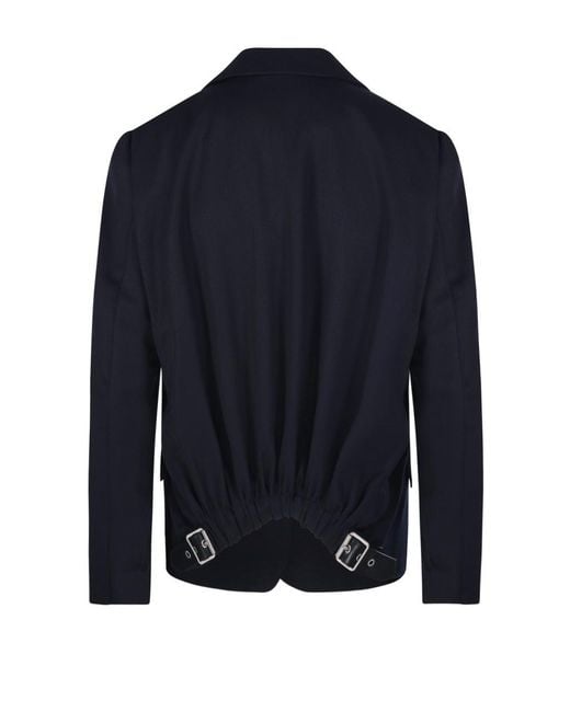 Loewe Blue Tailored Wool Jacket