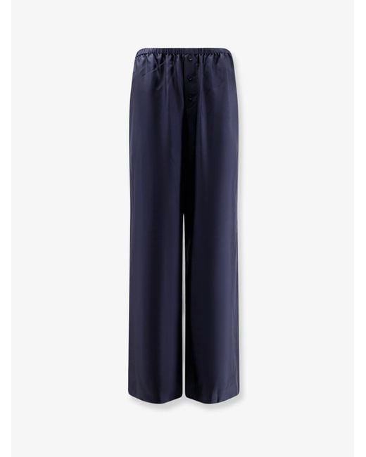 Rohe Blue Silk Trousers