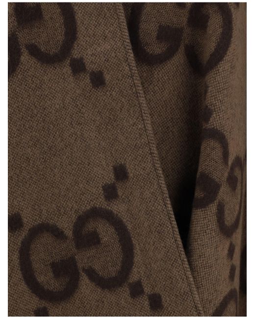 Gucci Brown Poncho