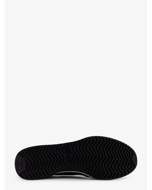 Céline Black Racer Nylon Sneakers With Triomphe Logo On The Side for men
