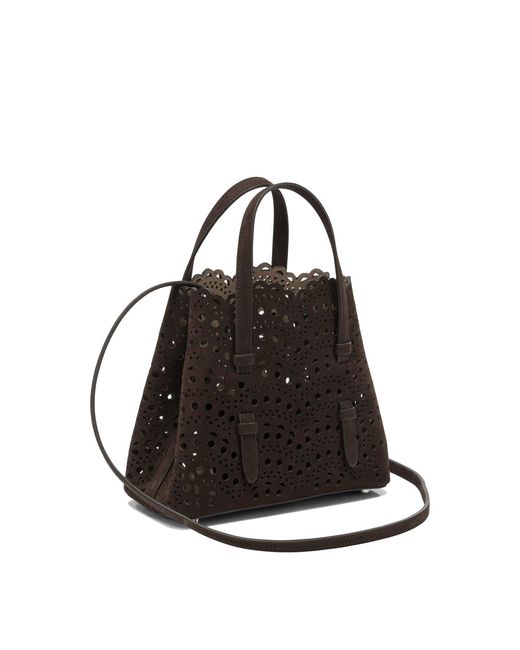 Alaïa Black Small "Mina 20" Handbag