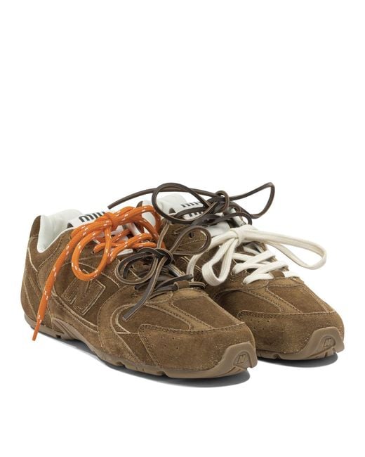 Miu Miu Brown New Balance 530 Sl Low Sneakers