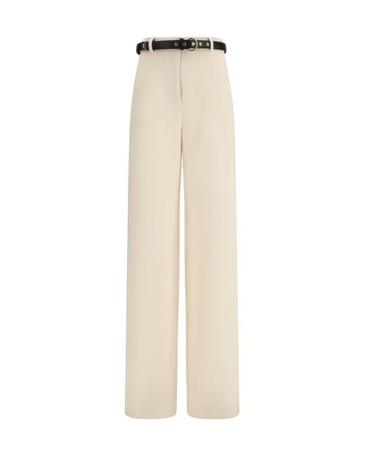 Max Mara White Elegant Pants