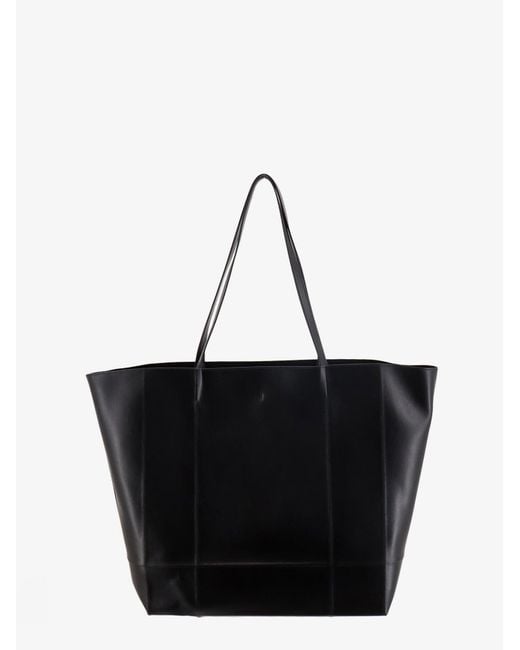 Totême Black Roam Leather Shoulder Bag