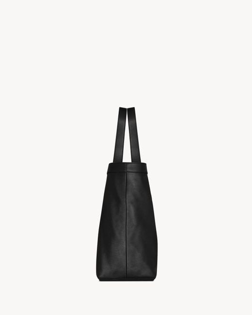 Saint Laurent Black "Y" Tote Bag Large for men