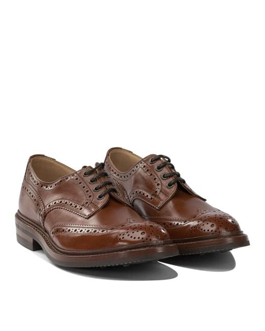 Tricker's Brown Bourton Lace-Up Shoes for men