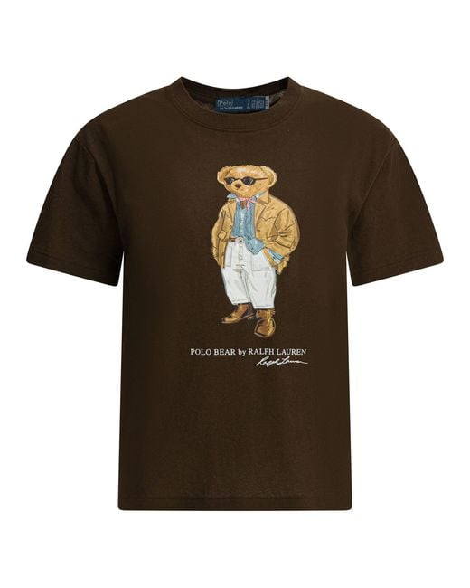 Polo Ralph Lauren Polo Bear T-shirts Brown