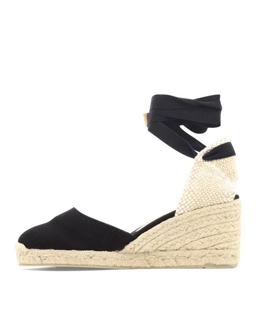 Castaner Black "carina" Espadrilles