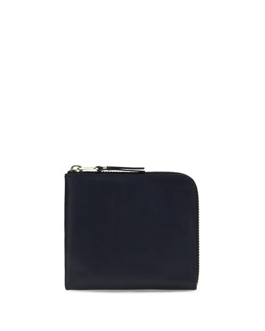 Comme des Garçons Blue Comme Des Garçons Leather Wallet for men
