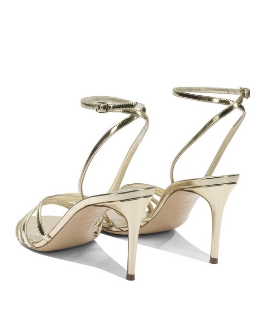 Casadei Metallic Sandals