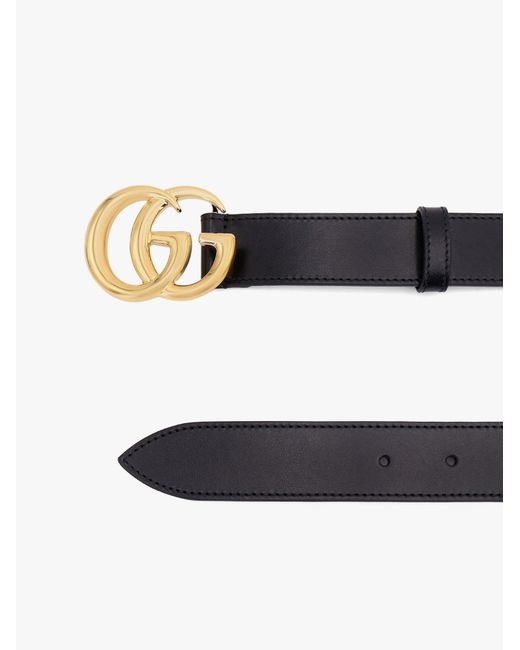 Gucci White Leather Belts E Braces for men