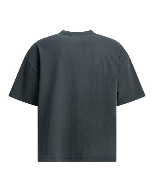 Carhartt Gray Benton Crewneck Cotton T-Shirt for men