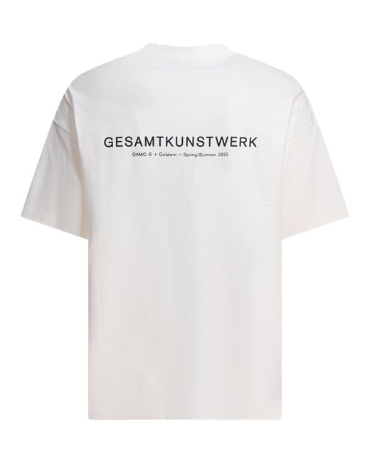 Goldwin White Oamc T-Shirts for men