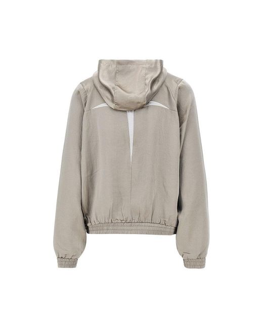 Umbro Gray 'Jester' Satin Track Jacket for men