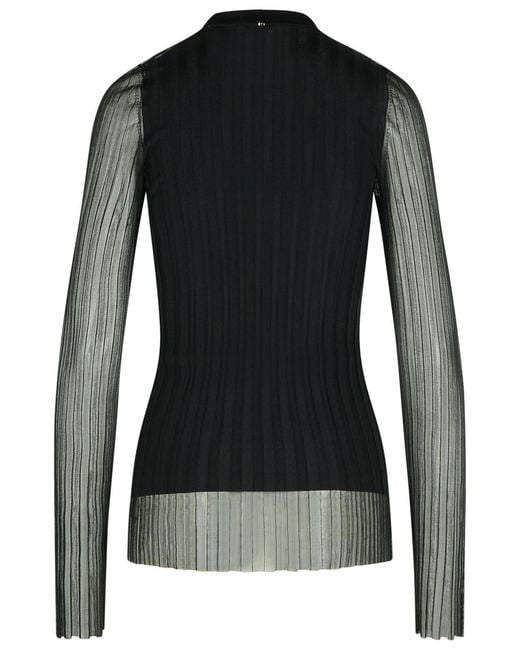 Sportmax Black 'Acino' Polyamide Blend Sweater