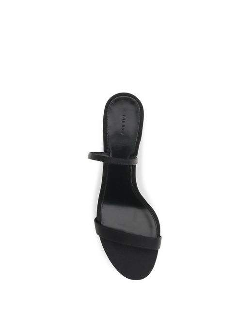 The Row White Slingback Sandals Ella Satin