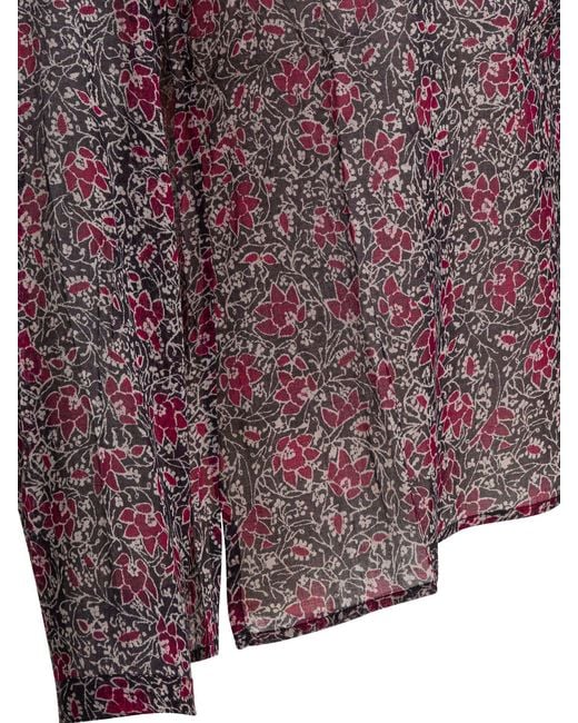 Isabel Marant Purple "Maria" Blouse