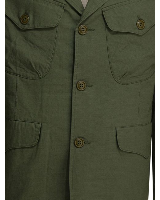 Manifattura Ceccarelli Green "Bush" Lightweight Jacket for men