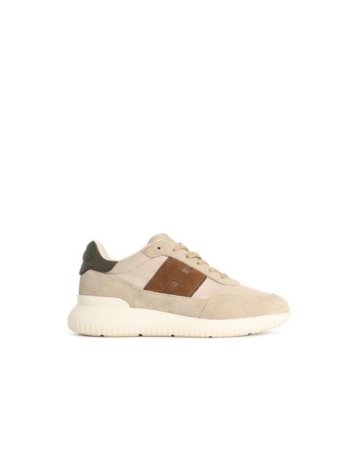 Hogan Natural Interactive³ Suede Sneakers for men